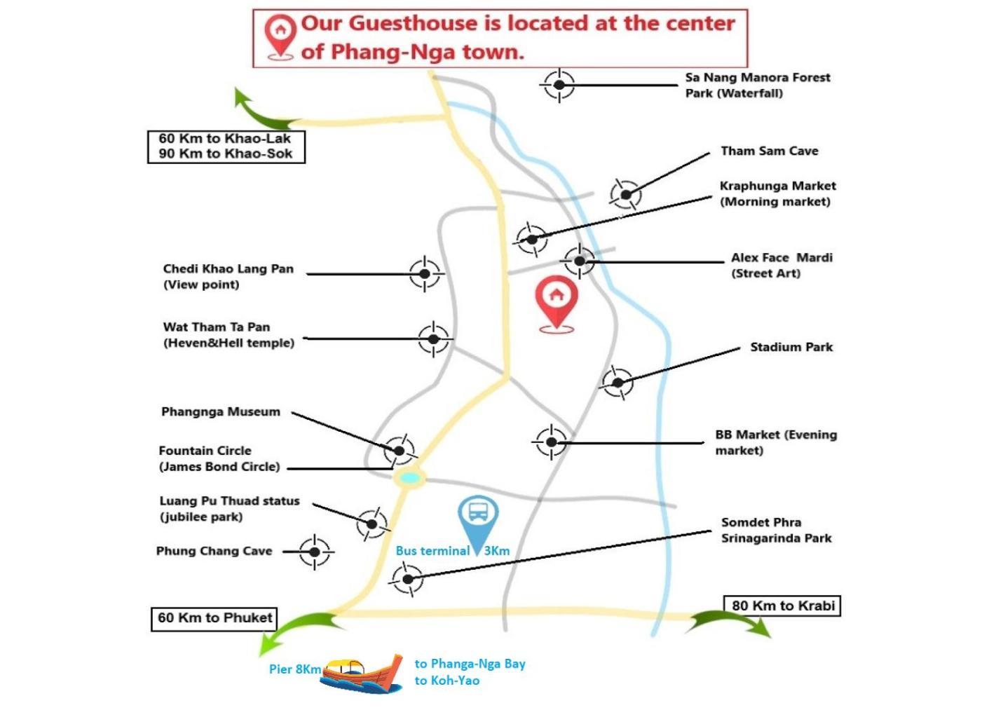 Guesthouse 88 พังงา ภายนอก รูปภาพ